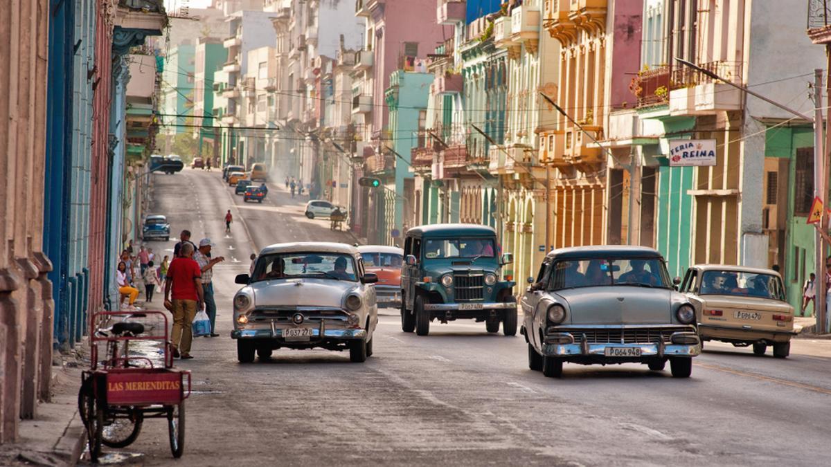 Tráfico en Cuba.