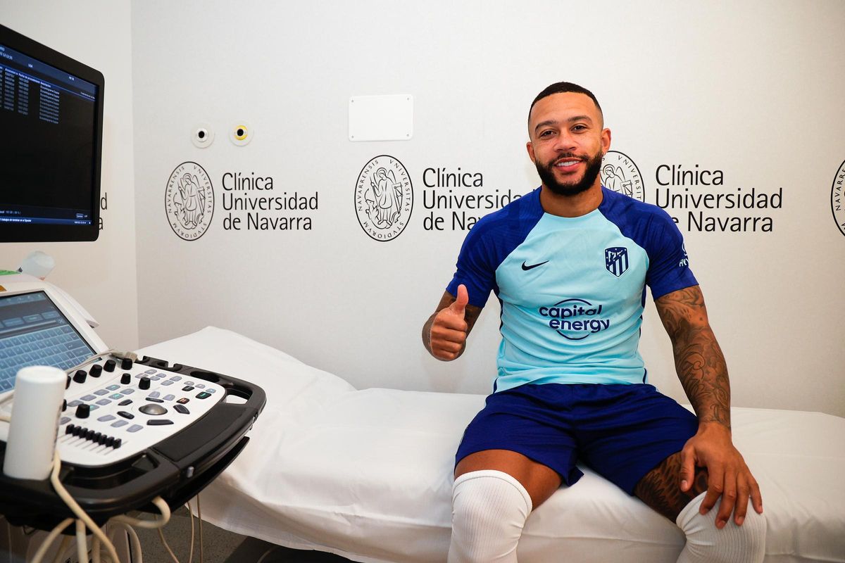 GRAF075. MADRID, 20/01/2023.- El Atlético de Madrid anunció este viernes de forma oficial el fichaje del delantero Memphis Depay por dos temporadas y media, hasta el 30 de junio de 2025, después del acuerdo para su traspaso alcanzado el pasado miércoles con el Barcelona, y estará a disposición de Diego Simeone ya para su debut este sábado frente al Valladolid en el estadio Metropolitano. EFE/ Atlético de Madrid/SOLO USO EDITORIAL/SOLO DISPONIBLE PARA ILUSTRAR LA NOTICIA QUE ACOMPAÑA (CRÉDITO OBLIGATORIO) GRAF075. MADRID, 20/01/2023.- El Atlético de Madrid anunció este viernes de forma oficial el fichaje del delantero Memphis Depay por dos temporadas y media, hasta el 30 de junio de 2025, después del acuerdo para su traspaso alcanzado el pasado miércoles con el Barcelona, y estará a disposición de Diego Simeone ya para su debut este sábado frente al Valladolid en el estadio Metropolitano. EFE/ Atlético de Madrid/SOLO USO EDITORIAL/SOLO DISPONIBLE PARA ILUSTRAR LA NOTICIA QUE ACOMPAÑA (CRÉDITO OBLIGATORIO)