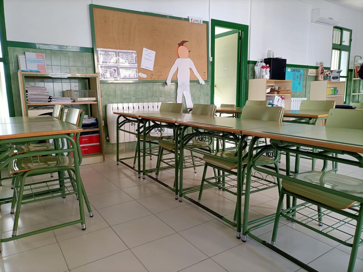 Archivo - Un aula de un colegio. Archivo - Un aula de un colegio.
