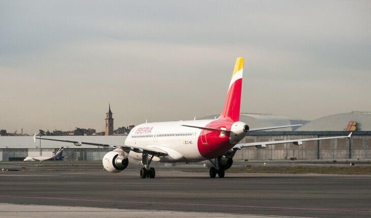 Imagen de un avión de Iberia. EP