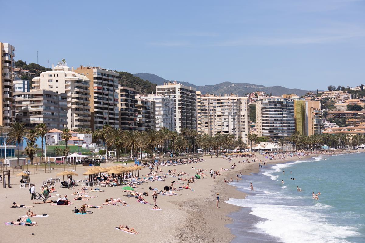 Playa de Málaga.