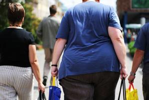 Imagen de una mujer con sobrepeso.