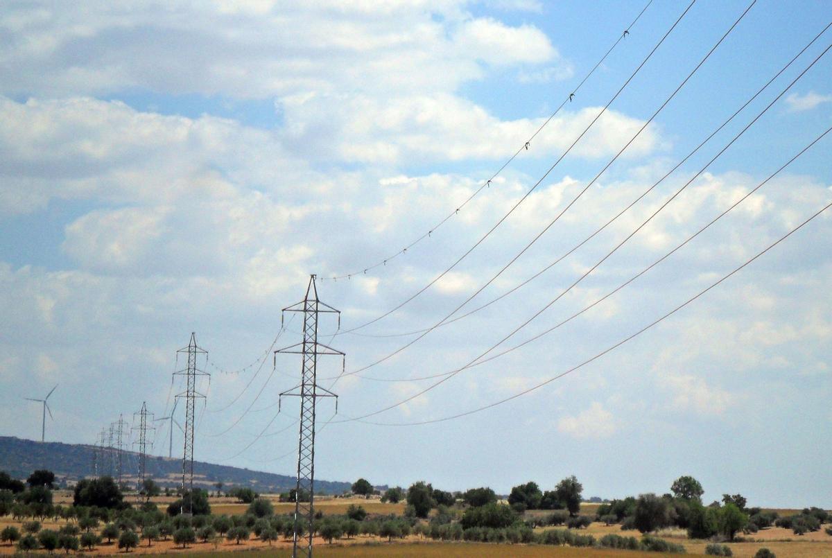Torres de alta tensión. Torres de alta tensión.