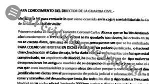 El anónimo del ‘caso Cuarteles’ apuntaba al teniente coronel de Ávila, Carlos Alonso, uno de los cuatro imputados.