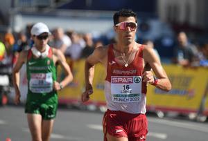 Miguel Ángel López, campeón de Europa de 35 km marcha con una exhibición