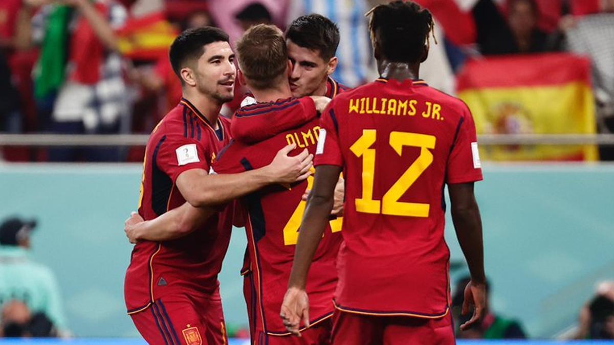 España debuta a lo grande en Qatar 2022: 5,8 millones siguieron en TVE su goleada a Costa Rica
