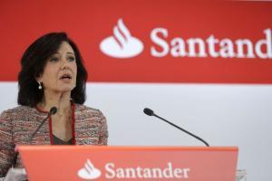 El Santander gana 7.316 millones, un 25% más y su mayor beneficio en nueve meses