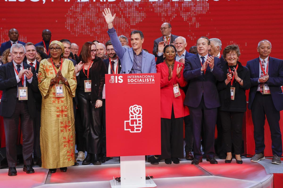 El presidente de Gobierno, Pedro Sánchez, participa en el XXVI Congreso de la Internacional Socialista.