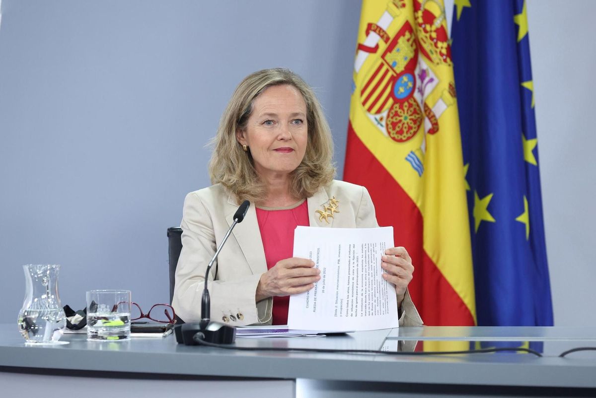 La vicepresidenta primera y ministra de Asuntos Económicos y Transformación Digital, Nadia Calviño. La vicepresidenta primera y ministra de Asuntos Económicos y Transformación Digital, Nadia Calviño.