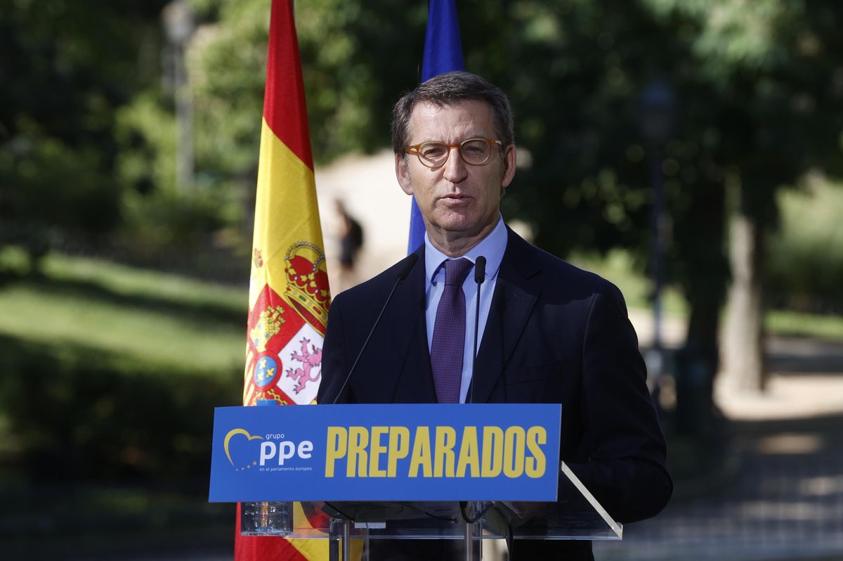 Alberto Núñez Feijóo en el Día de Europa. Alberto Núñez Feijóo en el Día de Europa.