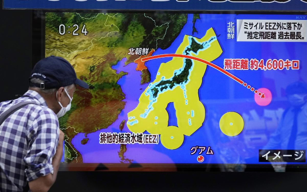 Un misil norcoreano sobrevoló territorio japonés, según el Gobierno nipón. EPC