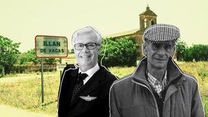 El actual alcalde de Illán de Vacas, Javier Bollain Renilla, y el exregidor, Julián Renilla. 